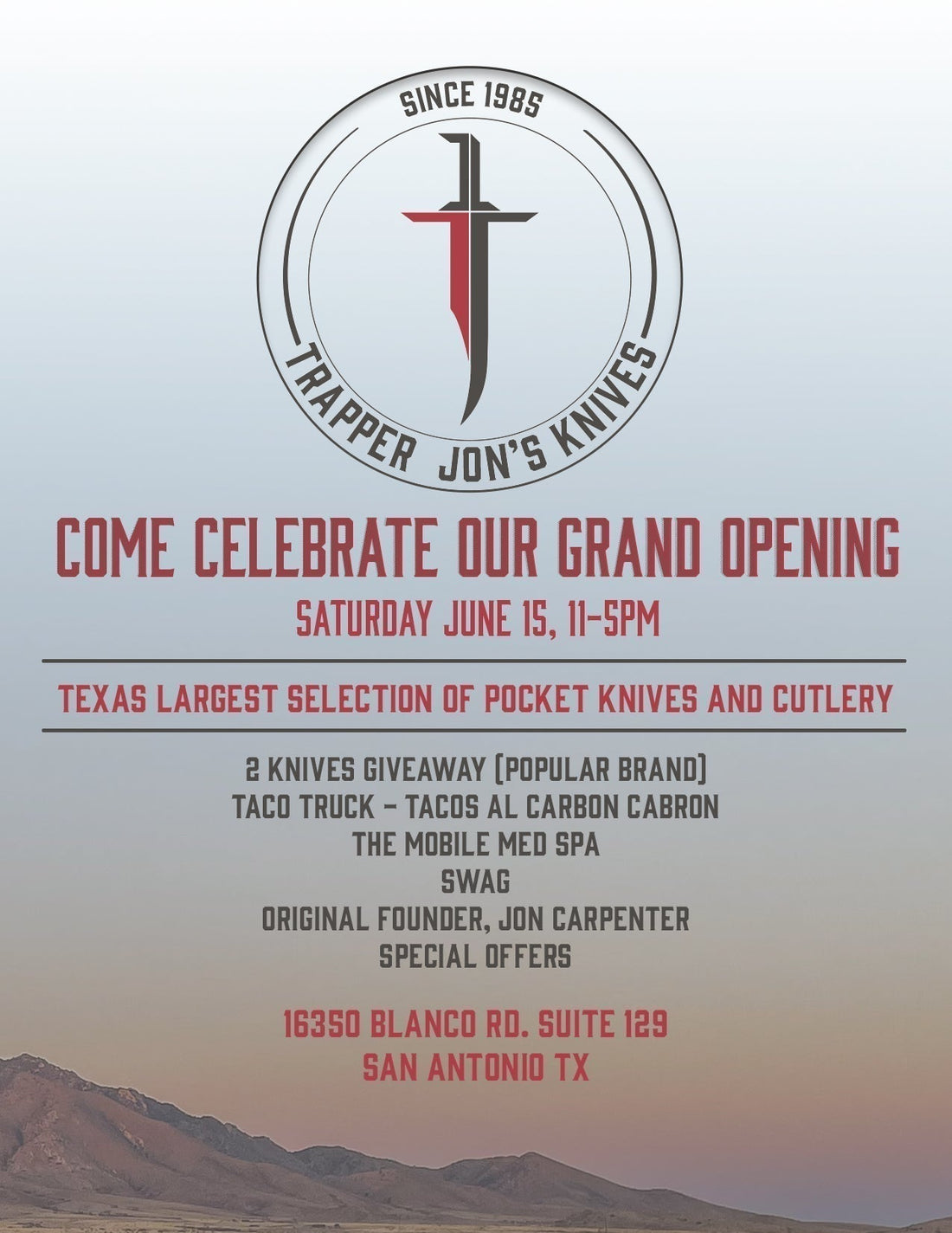Grand Opening · June 15, 2024