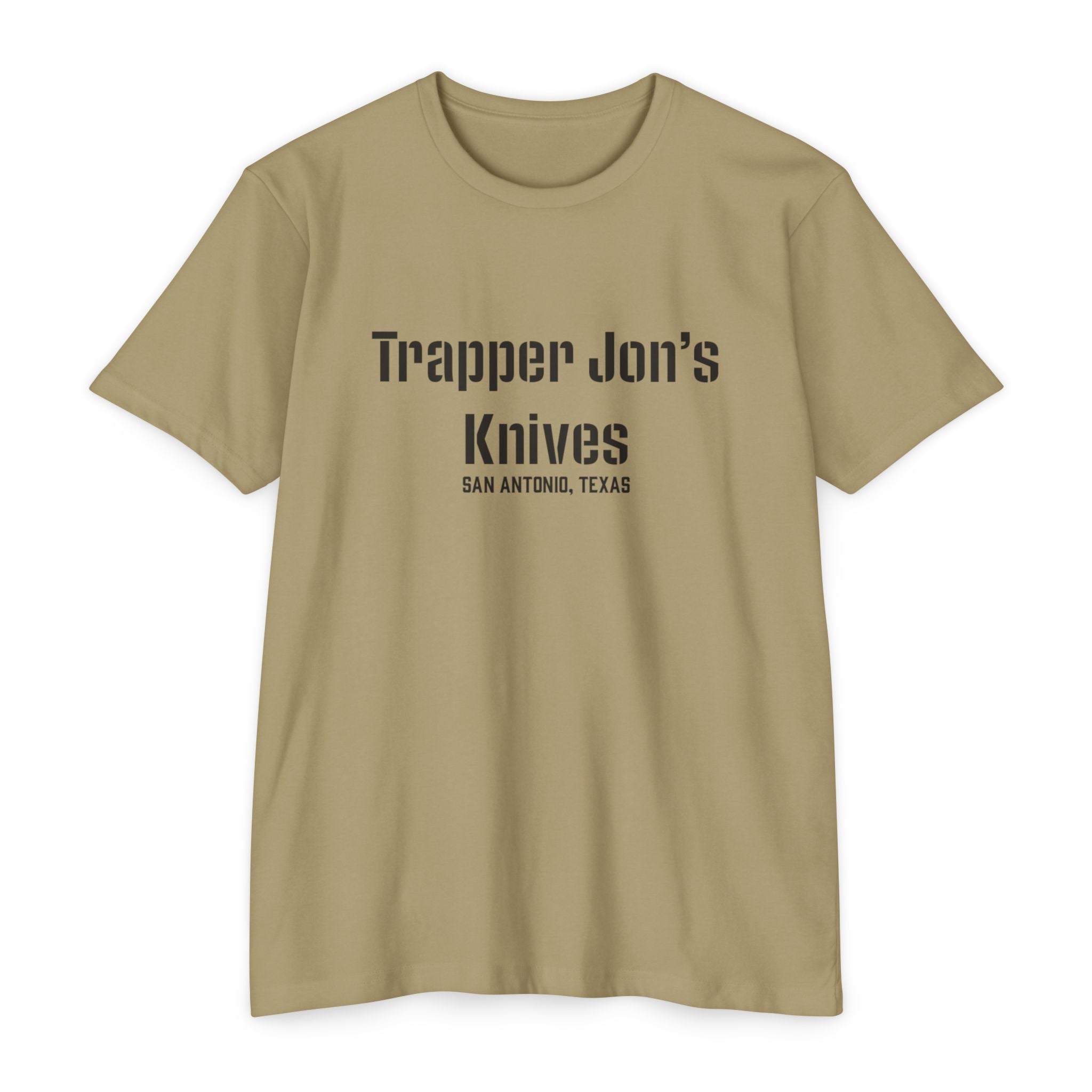 T-Shirt — "Trapper Jon’s Knives, San Antonio, Texas" Vintage Logo Shirt
