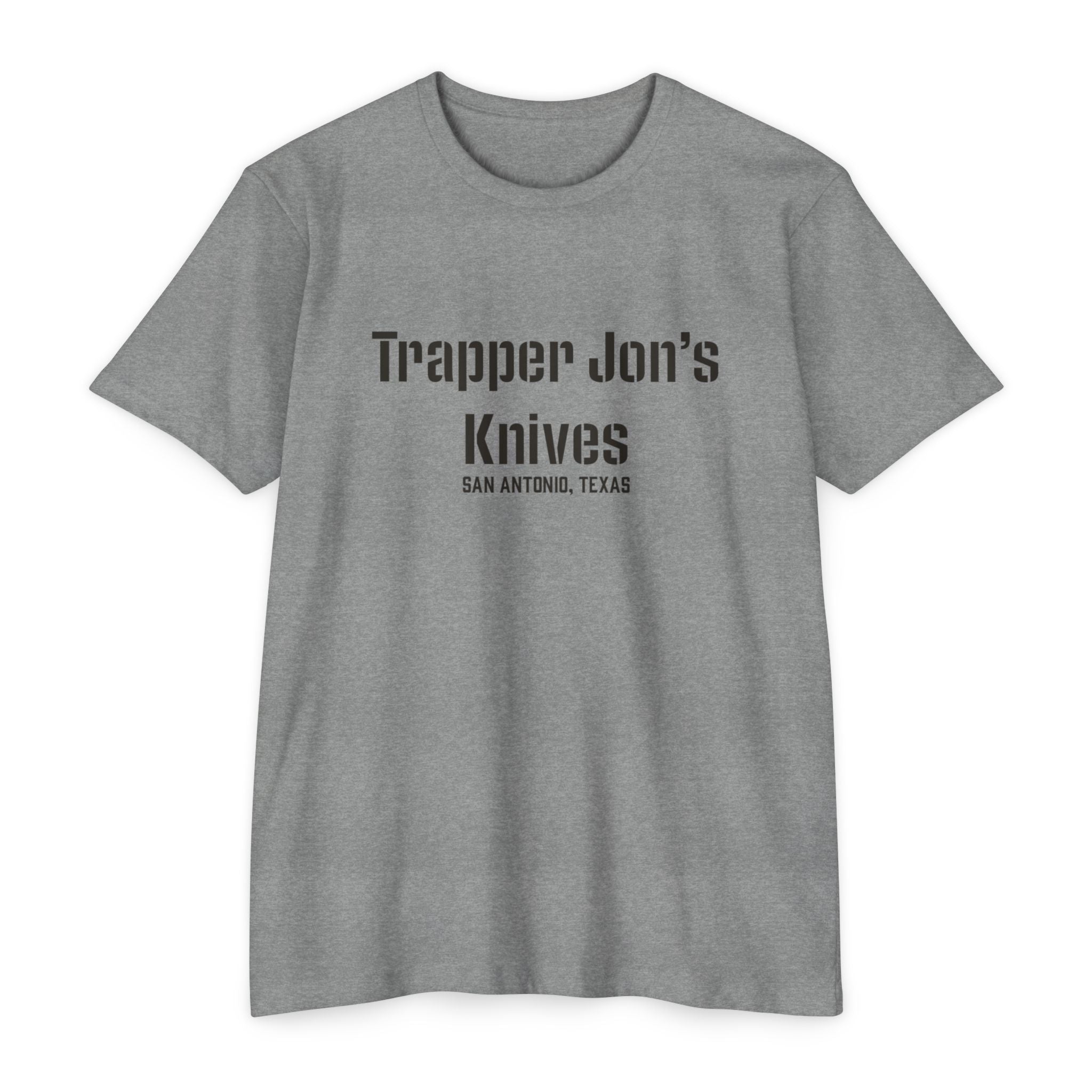 T-Shirt — "Trapper Jon’s Knives, San Antonio, Texas" Vintage Logo Shirt