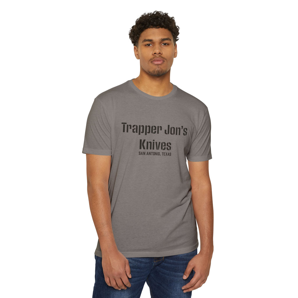T-Shirt — "Trapper Jon’s Knives, San Antonio, Texas" Vintage Logo Shirt