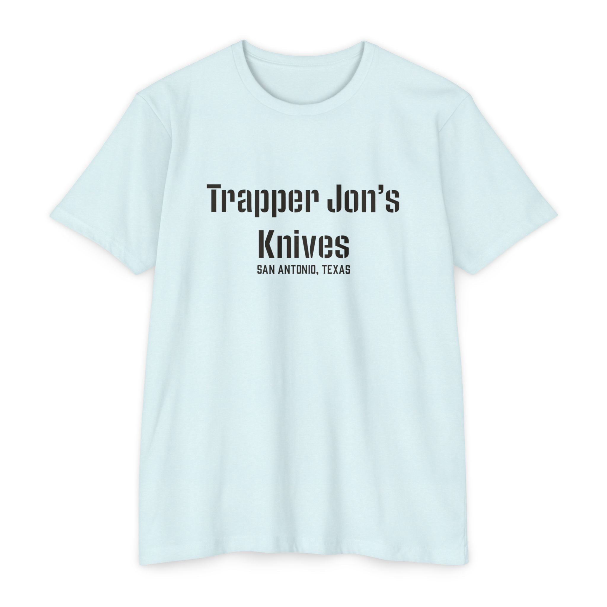 T-Shirt — "Trapper Jon’s Knives, San Antonio, Texas" Vintage Logo Shirt