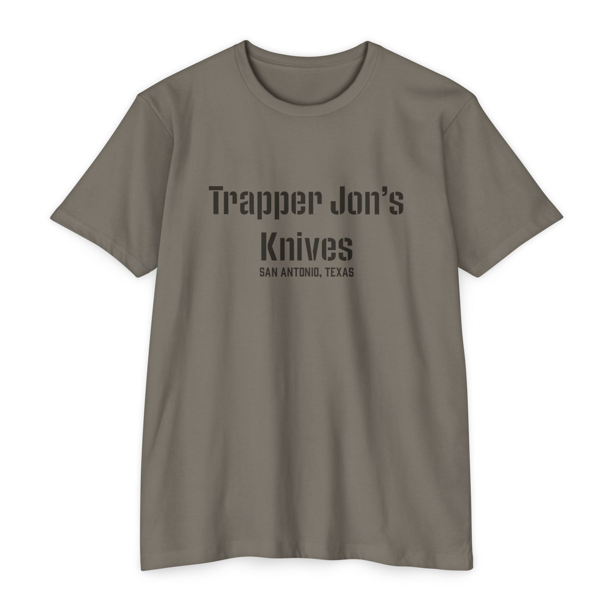 T-Shirt — "Trapper Jon’s Knives, San Antonio, Texas" Vintage Logo Shirt