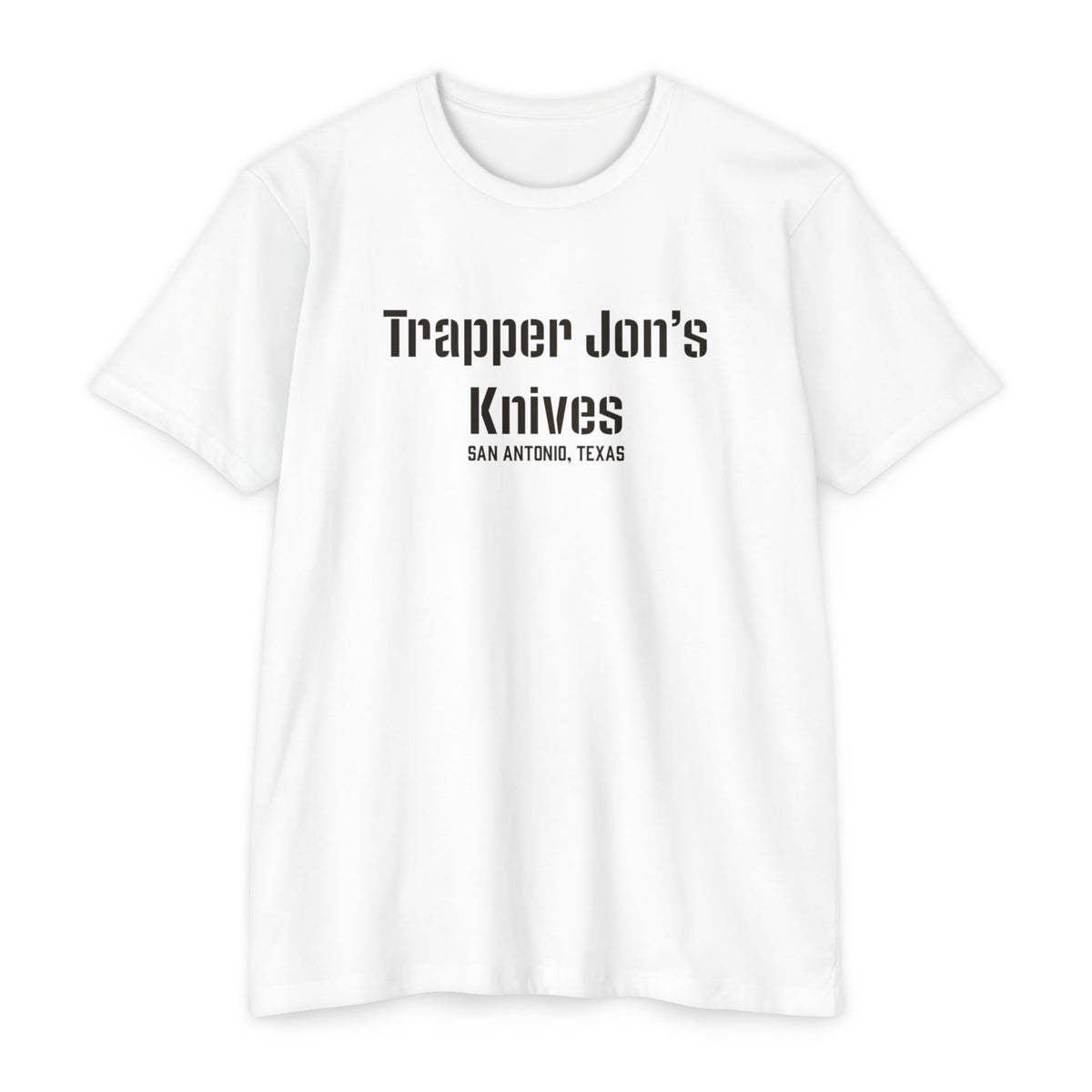 Trapper Jon’s Stencil T-Shirt – Light