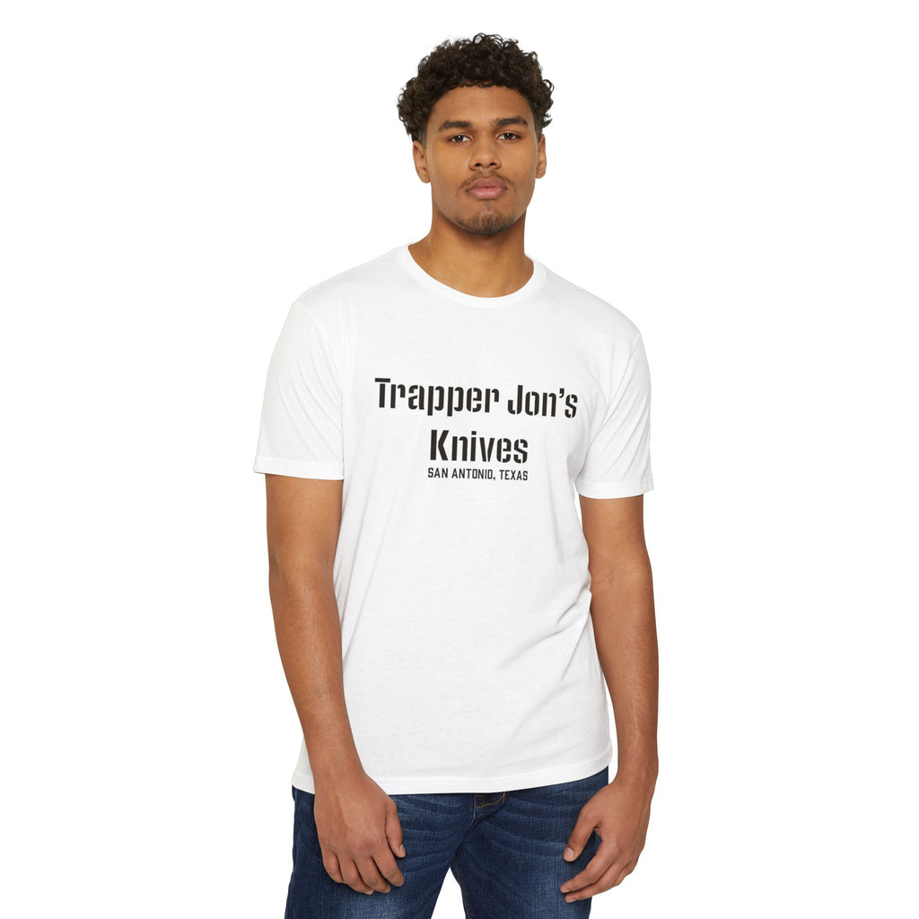 T-Shirt — "Trapper Jon’s Knives, San Antonio, Texas" Vintage Logo Shirt