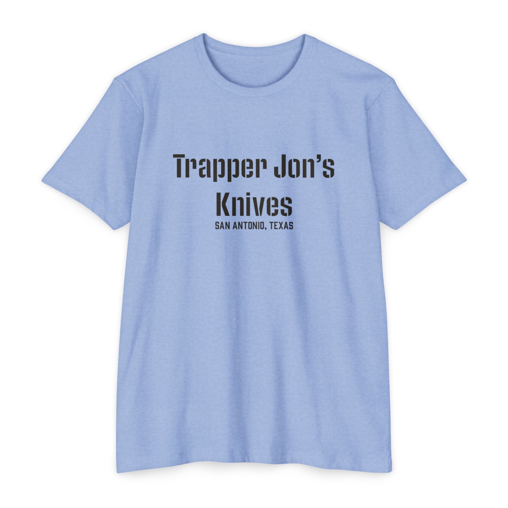 T-Shirt — "Trapper Jon’s Knives, San Antonio, Texas" Vintage Logo Shirt