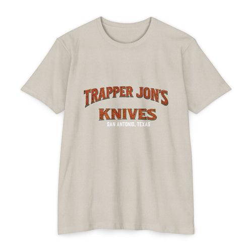 Trapper Jon's Knives T-Shirt — San Antonio Knife Shop Graphic Tee