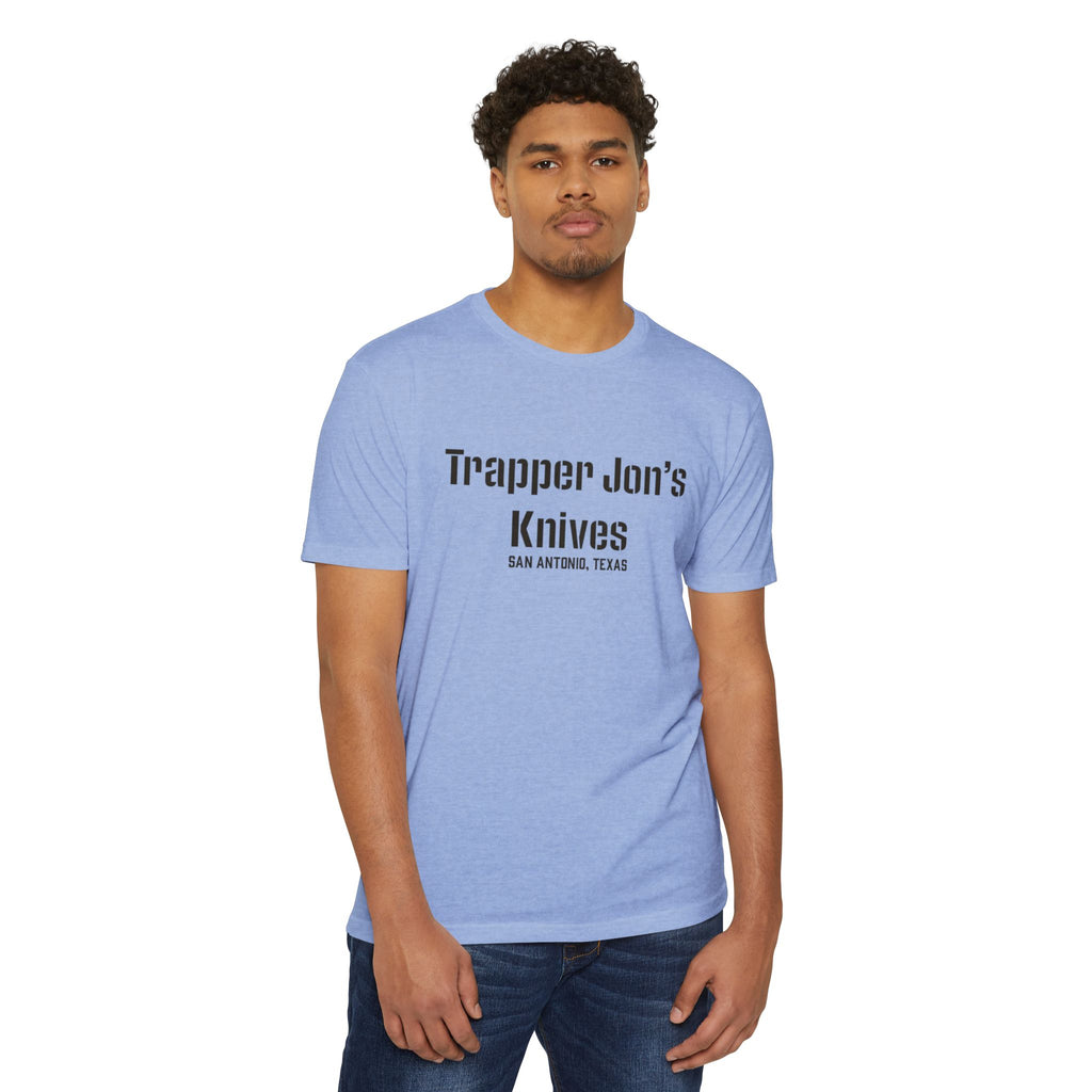 T-Shirt — "Trapper Jon’s Knives, San Antonio, Texas" Vintage Logo Shirt