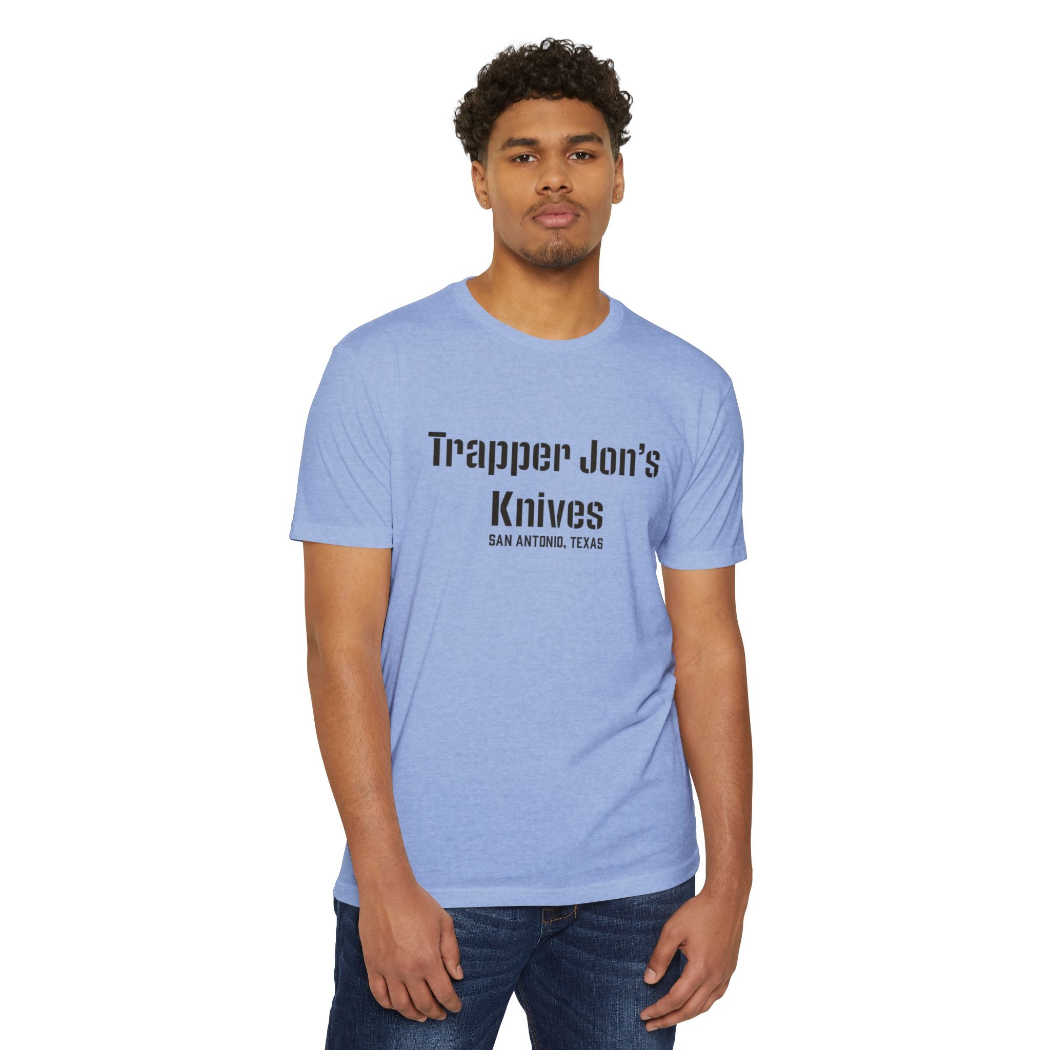T-Shirt — "Trapper Jon’s Knives, San Antonio, Texas" Vintage Logo Shirt