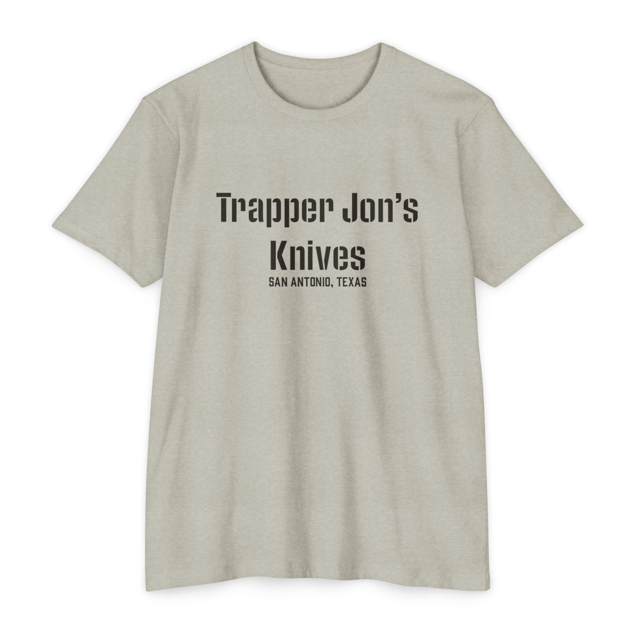 T-Shirt — "Trapper Jon’s Knives, San Antonio, Texas" Vintage Logo Shirt