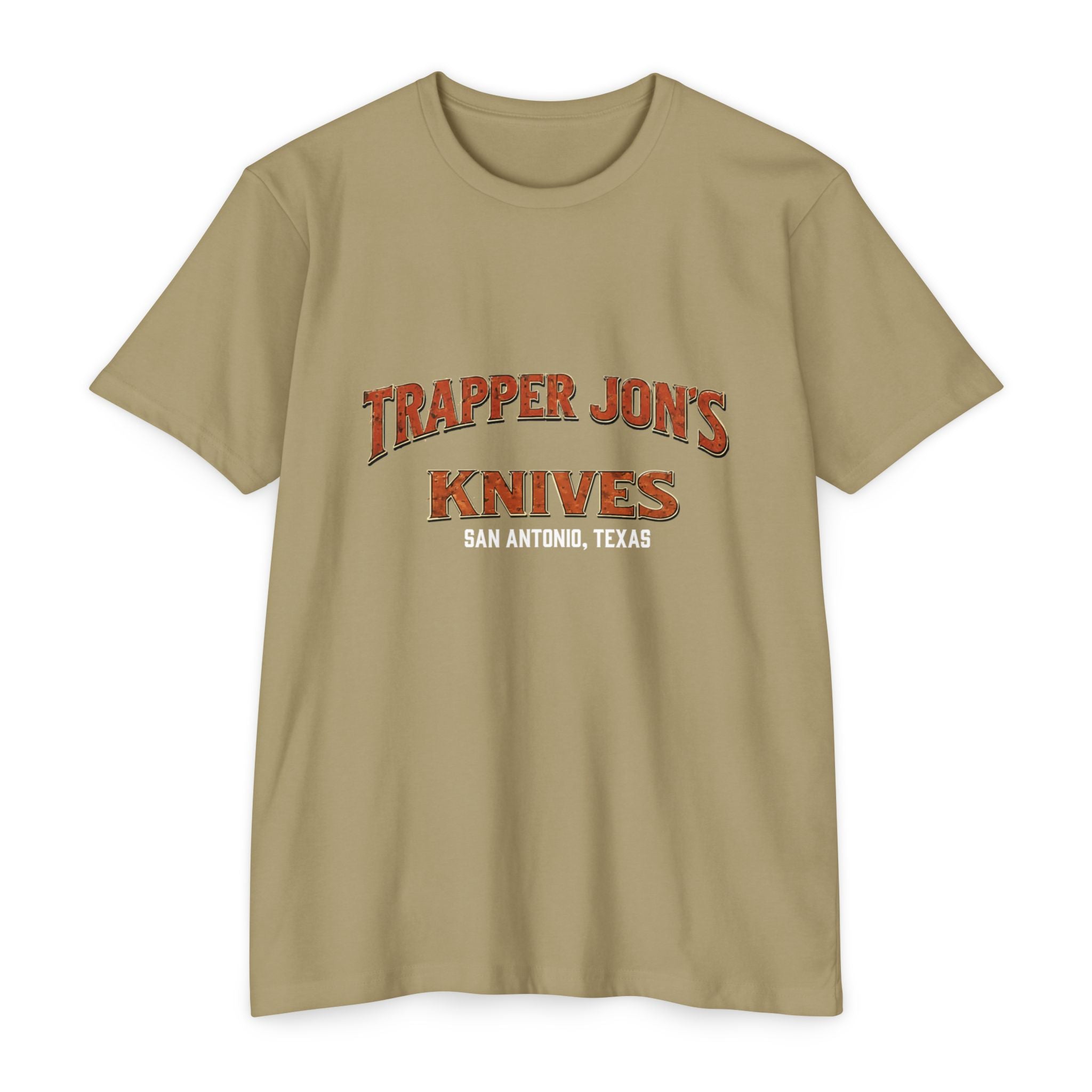 Trapper Jon's Knives T-Shirt — San Antonio Knife Shop Graphic Tee